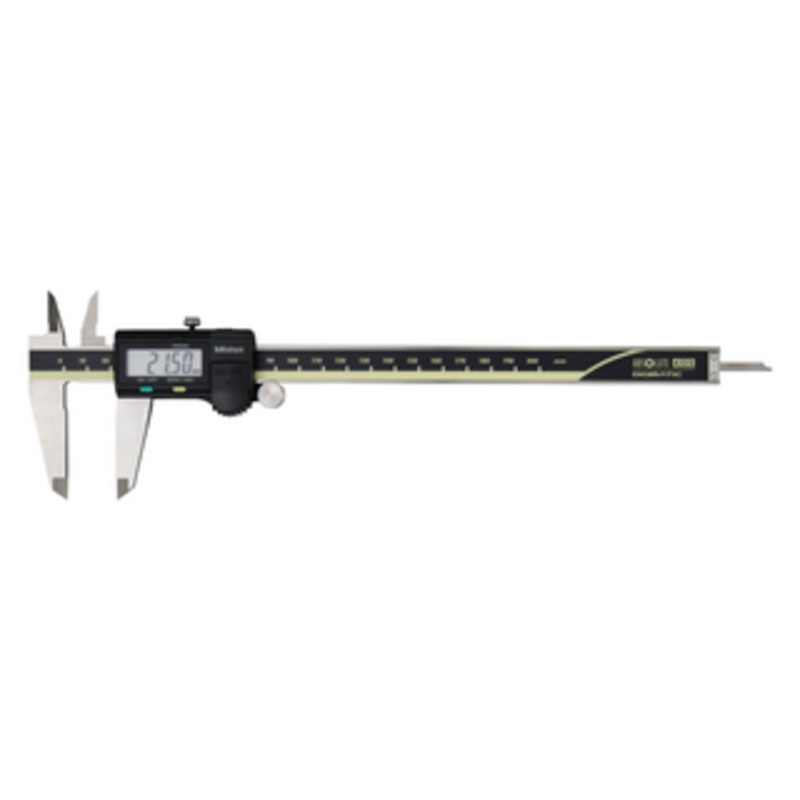 Mitutoyo Digital Caliper, ABSOLUTE Digimatic Caliper Series 500, Range: 0-200mm OD & ID meas. w/ SPC output – 500-156-30