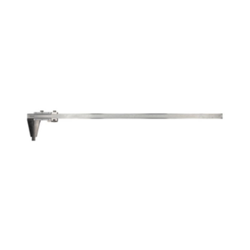Mitutoyo Vernier Caliper, Nib Style Jaw, Fine Adjustment, 0(20)-1000mm/0(1)-40 – 160-155