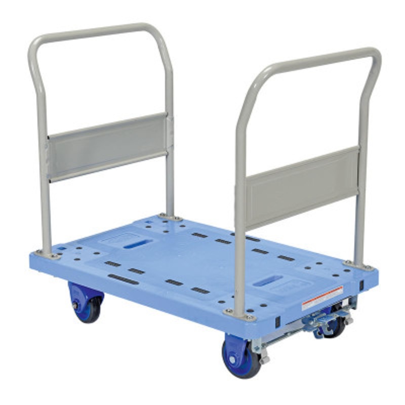 Truck Dual Handles, Floor Brake 39-1/4 x 23-5/8 x 34-3/8in 660lb