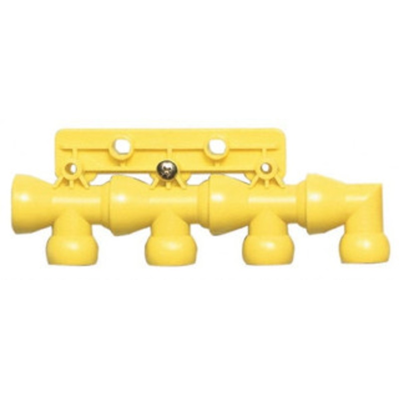 Value Collection 1/2 Hose Inside Diam, Coolant Hose Manifold For Use with Snap Together Hose System, 8 Pieces 649.31381521001 – 48486492