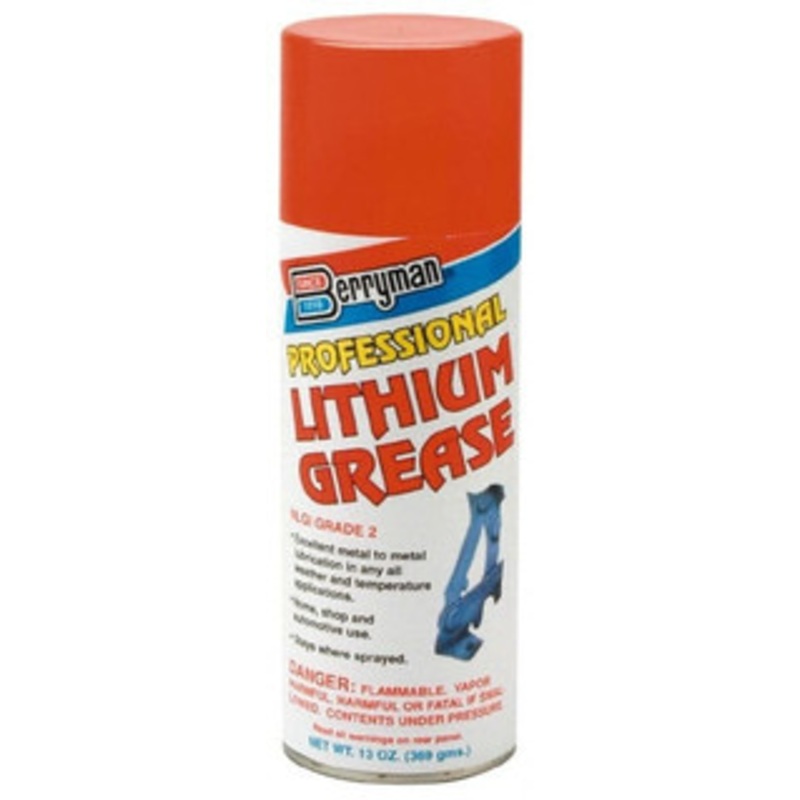 Berryman Products 11 oz Aerosol Lithium Extreme Pressure Grease Opaque, Extreme Pressure, 120F Max Temp 2016 – 81119125