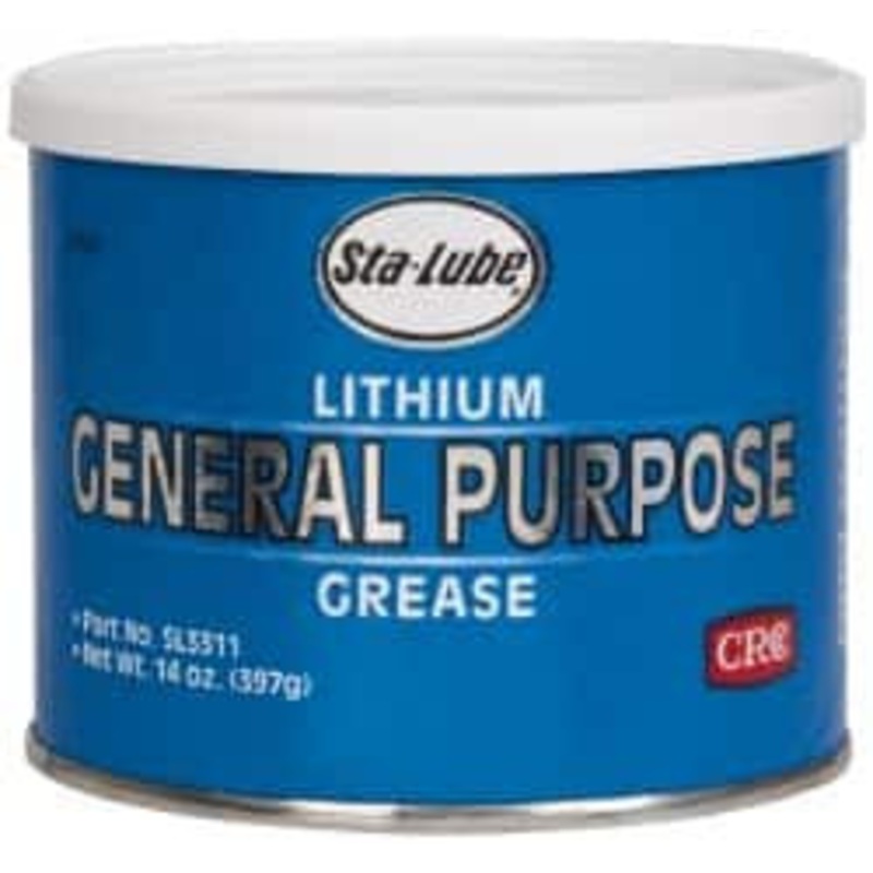 CRC 14 oz Can Lithium General Purpose Grease Amber, 300F Max Temp, NLGIG 2 1007905 – 48738074