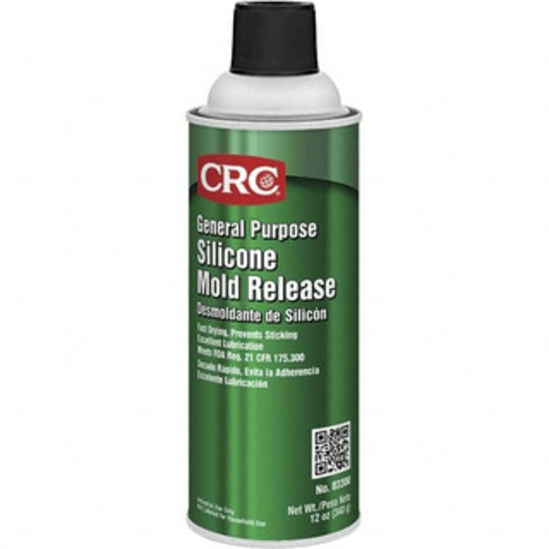 CRC 16 Ounce Aerosol Can, Clear, General Purpose Mold Release Food Grade, Silicone Composition 1003487 – 89057368