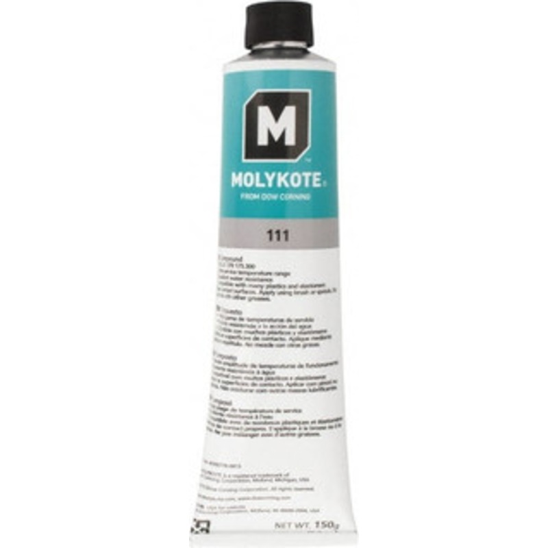 Dow Corning 5.3 oz Tube Silicone/Moly Lubricant White/Light Gray, -40F to 392F, Food Grade 4109788 – 31735285