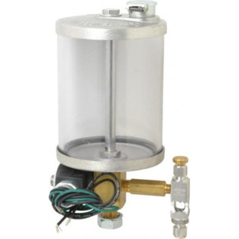 LDI Industries 1 Outlet, Acrylic Bowl, 0.95 L Electric-Adjustable Oil Reservoir 4-1/4 Diam x 9-21/64 High, 71.11C Max REO156-26 – 03240678