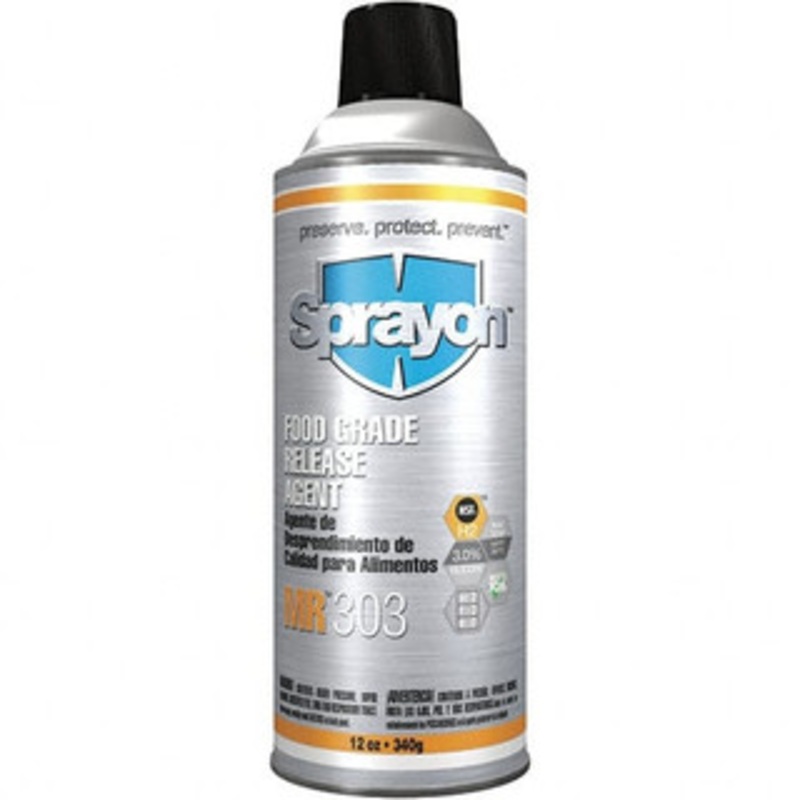 Sprayon 16 Ounce Aerosol Can, Clear, General Purpose Mold Release Food Grade, Silicone Composition S00303000 – 84252980
