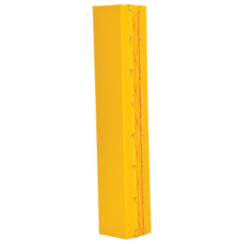 Vinyl Column Protective Pad Square, 6 Ft. x 6in, Yellow