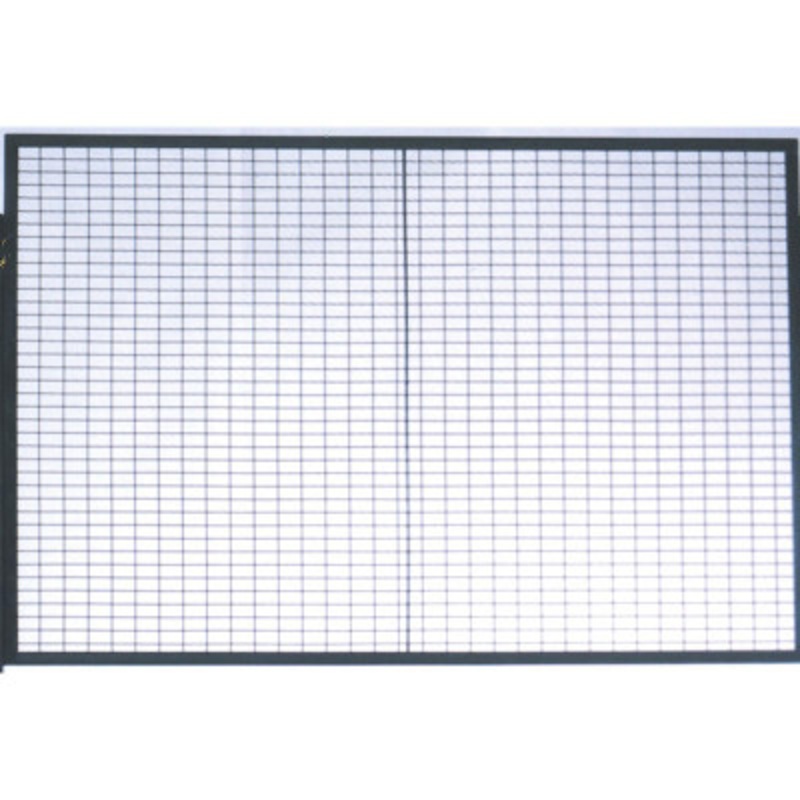 Welded Wire Rack Back Panel 96in x 1-1/4in x 48in, Gray