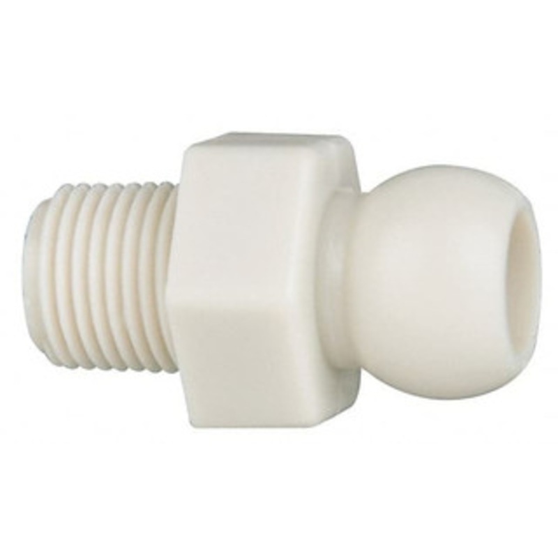 Cedarberg 4 Piece, 1/4 Hose ID, Male to Male Coolant Hose Pipe Thread Connector 1/8 NPT, For Snap-Loc Modular Hose Systems 8425-17 – 09778119