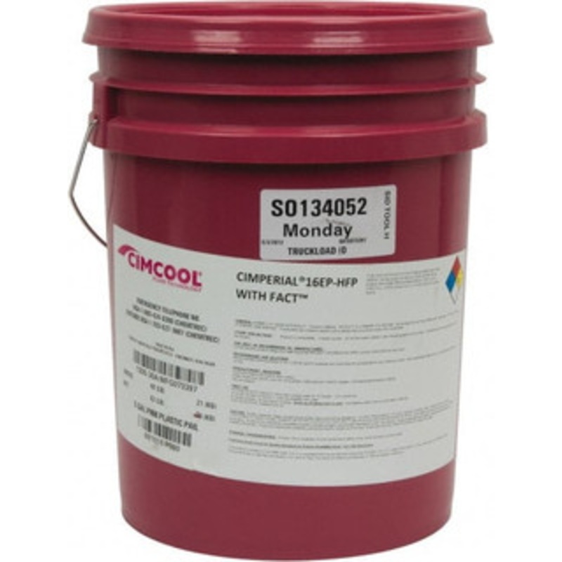 Cimcool Cimperial 16EP-HFP 5 Gal Pail Cutting Fluid Water Soluble, For Use on Ferrous Metals & Nonferrous Metals B01016-P000 – 89909063