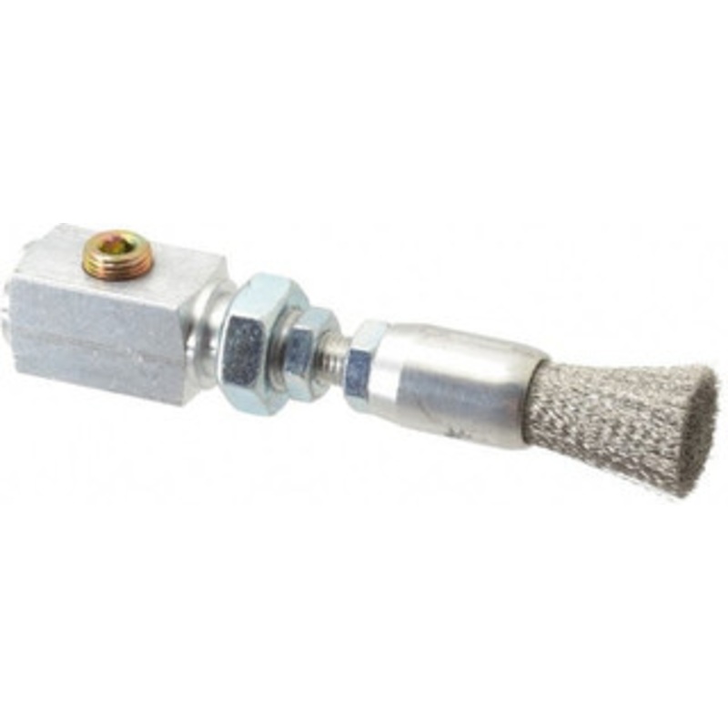 LDI Industries 5/8 Width/Diam, Oil Reservoir Lubrication Brushes 1 Bristle Length, 4-1/4 Length Under Mounting Thread, Straight Shank SB102-3 – 03241429