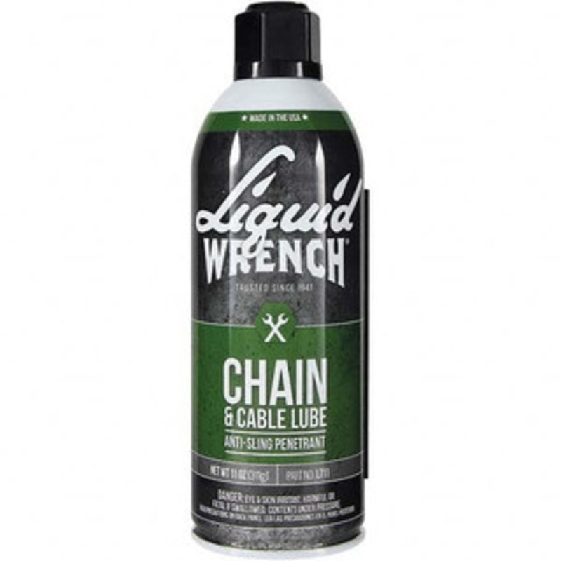 Liquid Wrench 11 oz Aerosol General Purpose Chain & Cable Lubricant Clear Bright Yellow, -20 to 650F L711 – 63313787