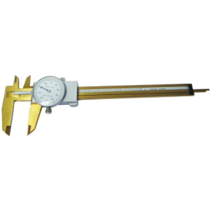 Precise 6 Tin Coated Stainless Steel Dial Caliper – CDT-600