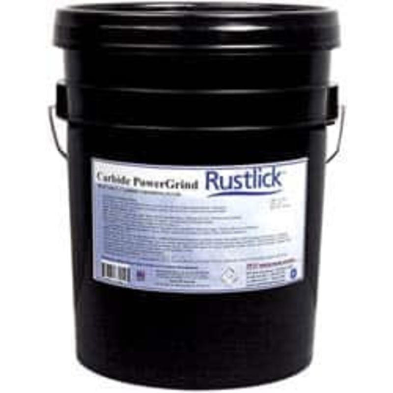 Rustlick Carbide PowerGrind 5 Gal Pail Grinding Fluid Synthetic, For Use on Ferrous Metals 74052 – 05901095