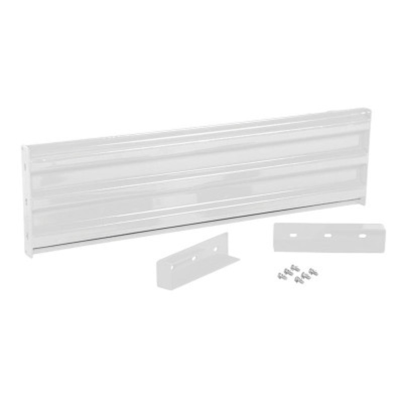 Steel Dropin Style Guard Rail, 53.875in Length, White