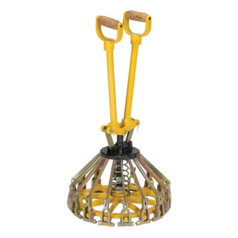 Steel Pail Lid Closing Tool for 5 Gallon Pail, Yellow