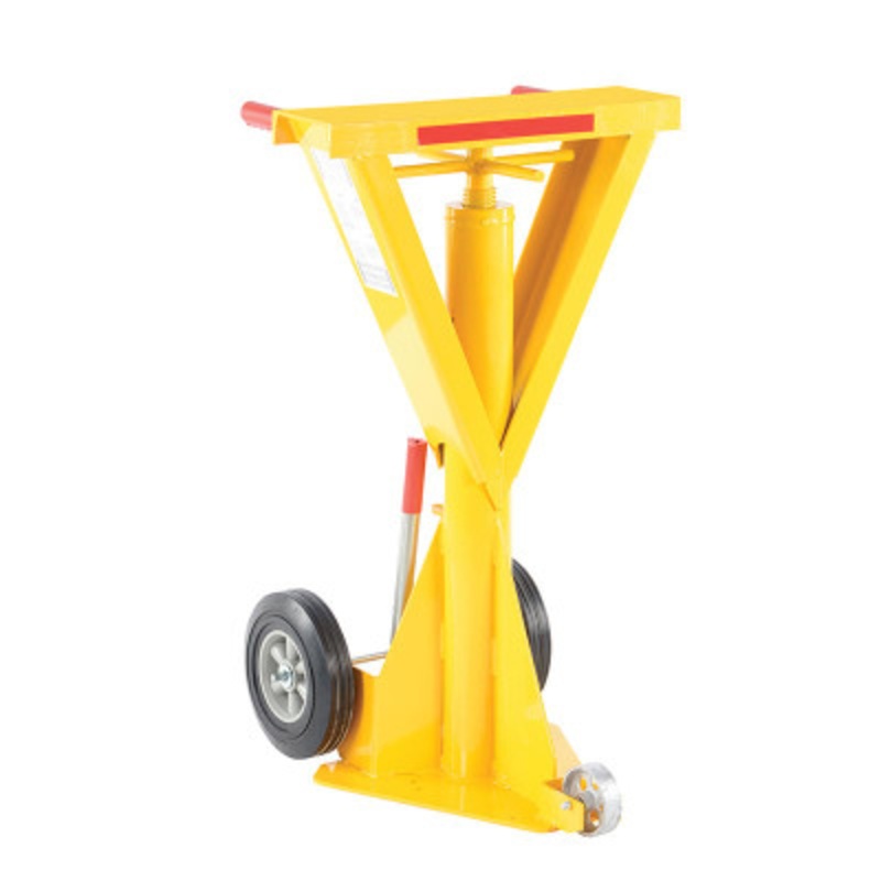 Trailer Stabilizing Spin Top Beam Jack, 27-7/16 x 23-7/8 x 40in