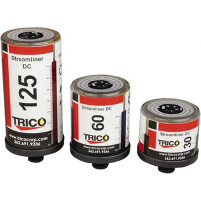Trico 4.23 Ounce Reservoir Capacity, 1/4 NPT Thread, Plastic, Electrochemical, Grease Cup and Lubricator -20 to 55C Operating Temp, 5 Bar Operating Pressure, 4.54 High x 2.05 Diam 33943 – 70913702