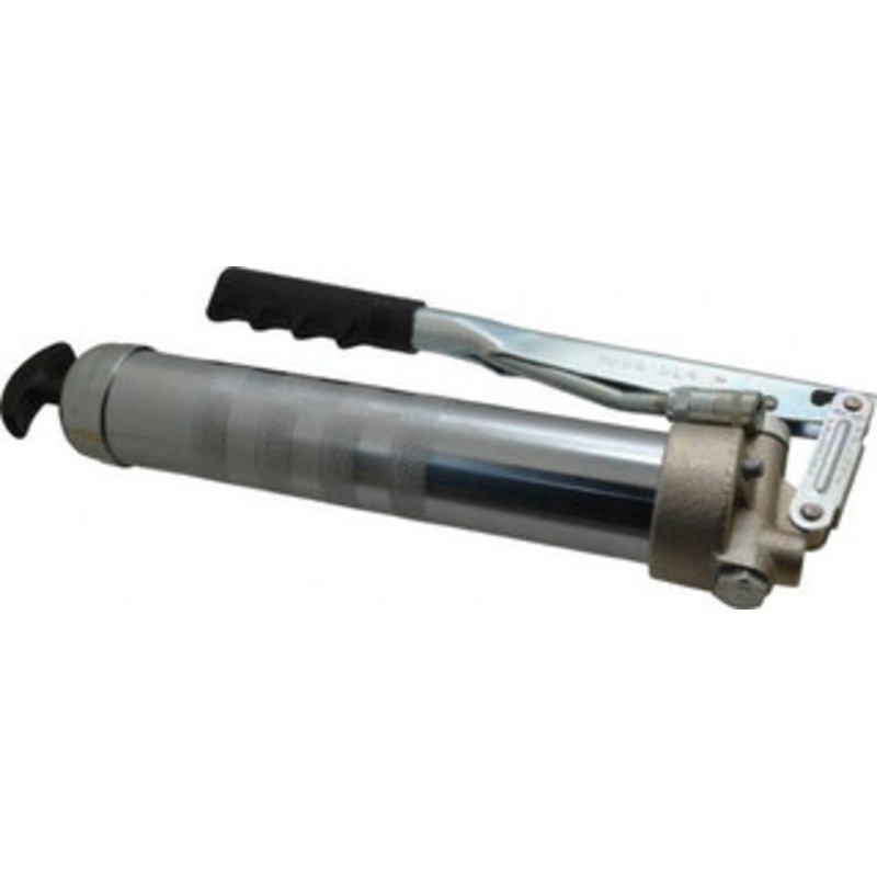 Alemite 10,000 Max psi, Rigid Lever Grease Gun 16 oz Capacity, 1/8 Thread Outlet, 16 (High Volume Mode) & 25 (High Pressure Mode) Strokes per oz, 3-Way, Cartridge, Refill & Suction Fill, Includes Coupler 1056-SE4 – 03243615