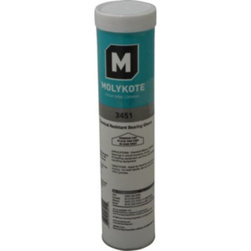 Dow Corning 19.4 oz Cartridge Fluorosilicone High Temperature Grease White, High Temperature, NLGIG 2, 3451-2009242 – 31735335