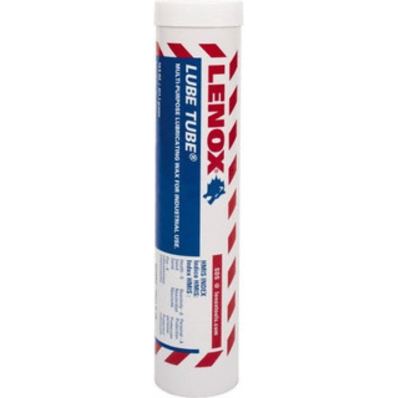 Lenox Lube Tube 14.5 oz Tube Sawing Fluid Wax, For Use on Ferrous Metals & Nonferrous Metals 68020LNX – 83030650