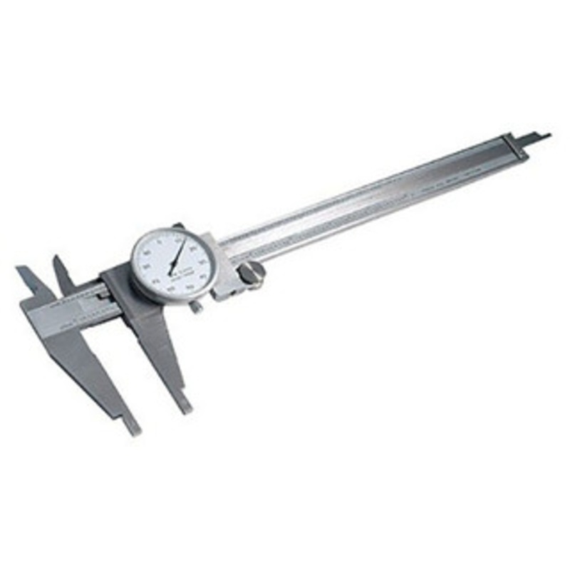 Precise 8 Heavy Duty Dial Caliper With Cross Jaws – 4100-2408