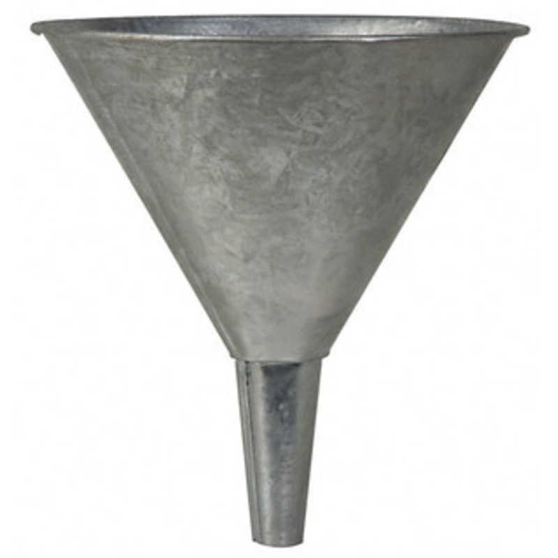 Value Collection 1 Qt Capacity Steel Funnel 5-1/2 Mouth OD, Straight Spout GF51 – 89823033