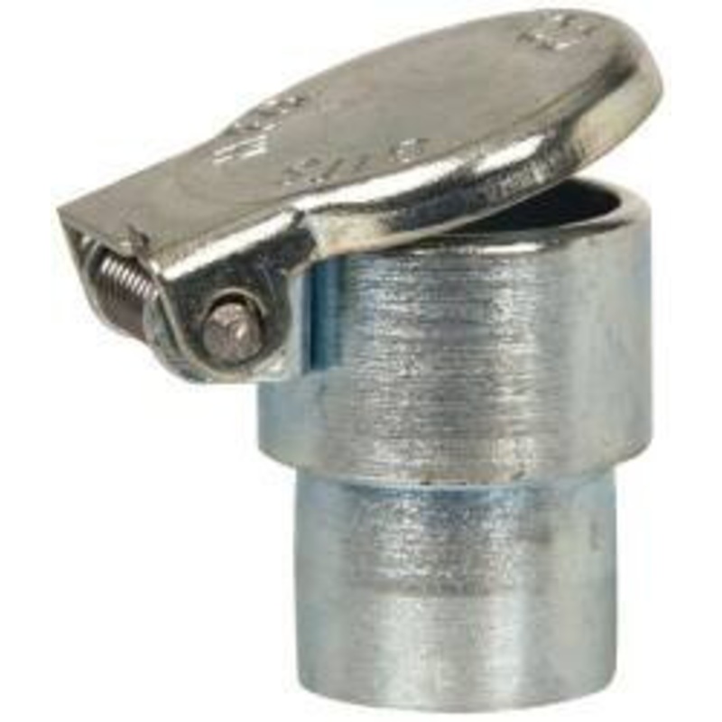 Gits Mfg Steel, Zinc Plated, Shoulder Drive One Piece, Straight Oil Hole Cover 0.503-0.505 Drive Diam, 1/2 Drive-In Hole Diam, 3/8 Drive Length, 13/16 Overall Height 00305 – 03242401