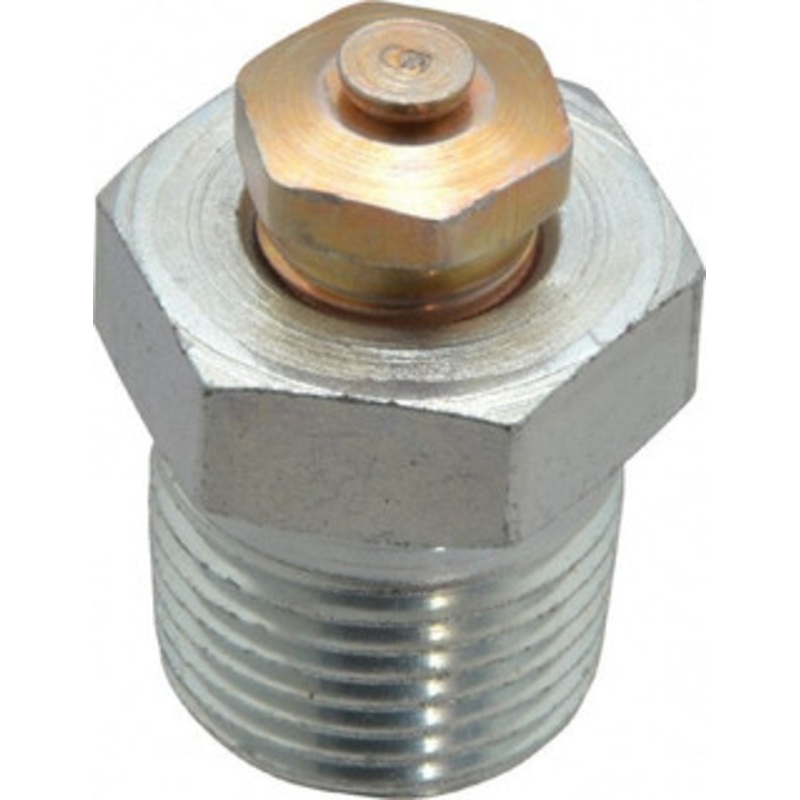 LDI Industries 3/8-18 Thread, 1 to 5 psi Relief Pressure, Steel, Relief Vent 1-3/16 High, 19.05mm Hex Flats Diam PRV103-2 – 03239381