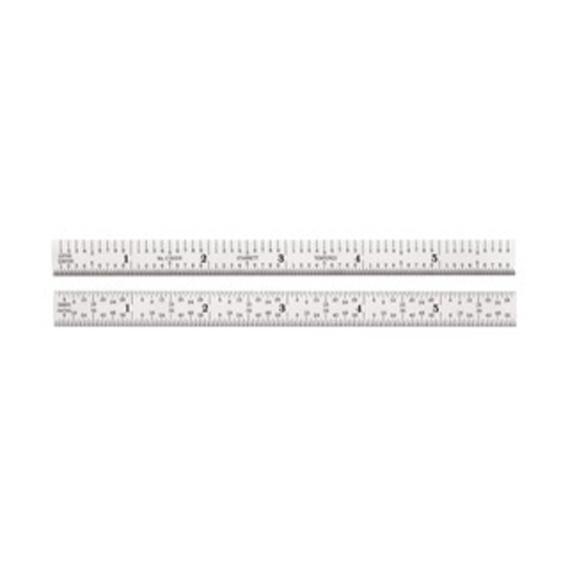 Starrett Steel Rule with Inch Graduations & SLC, 6, EDP 66880 – C305R-6-SLC