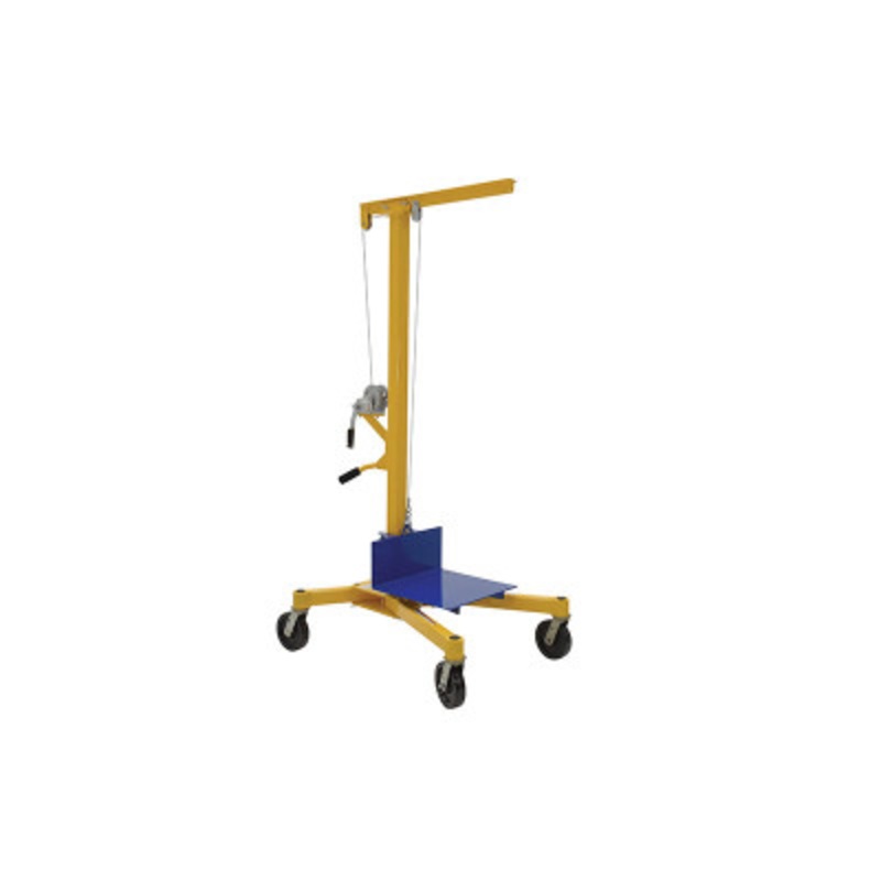 Steel Portable Work Site Lift, 500 lb., Yellow