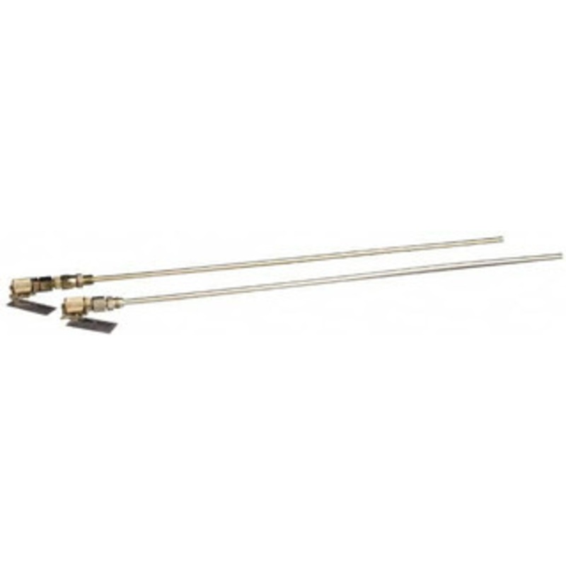 Trico 1/4 Thread, 12 Long, Stainless Steel Tube, Fixed Adapter Pilot Tube Oil Sample Port Carbon Steel Port, MNPT Thread, 34.5 Bar Max Operating Pressure, -4 to 392F 36204 – 88144787