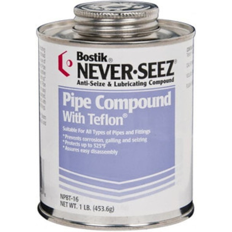 Bostik 1 Lb Can High Temperature Anti-Seize Lubricant With PTFE, -297 to 1,800F, Off-White, Water Resistant 535-NPBT-16 – 70260559