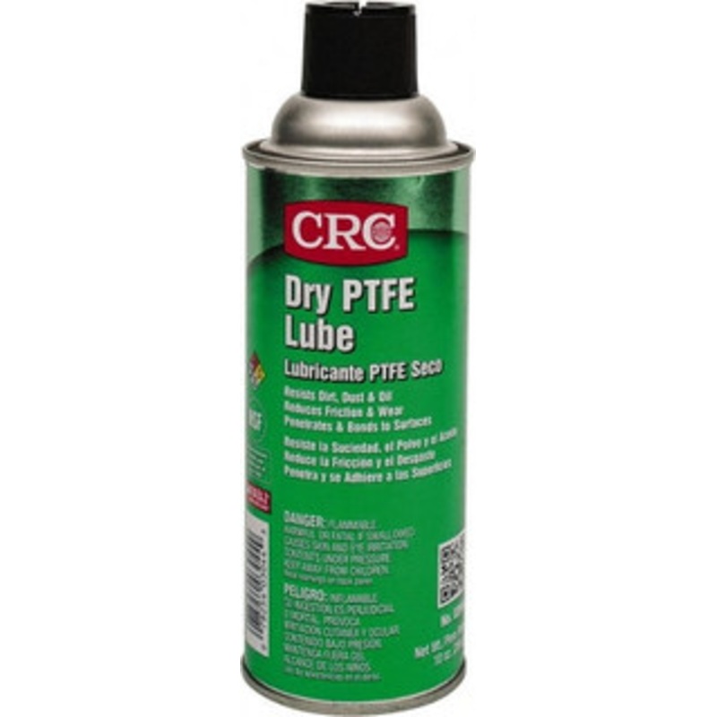 CRC 16 oz Aerosol Dry Film with PTFE Penetrant/Lubricant White, -40F to 450F, Food Grade 1003301 – 09775834