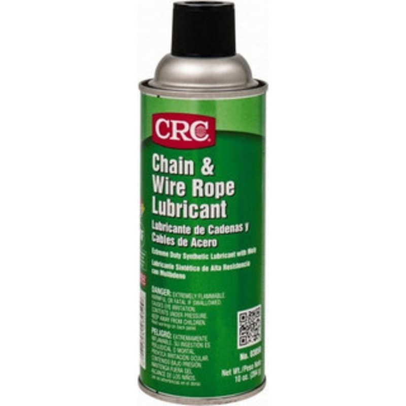 CRC 16 oz Aerosol High Temperature Chain & Cable Lubricant Light Amber, 350F 1003305 – 05092044