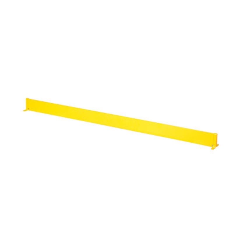 Square Safety Handrail Toe Board, 68-5/8 x 3-7/8 x 4in, Yellow