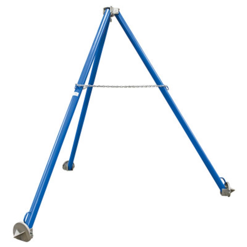 Tripod Stand 106-3/4 x 106-3/4 x 115-1/8in, 2,000lb, Blue