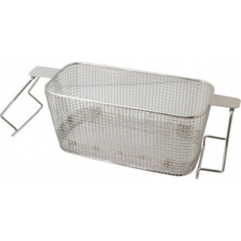 Crest Ultrasonics Parts Washer Parts Basket Stainless Steel, 292.1mm Long x 133.35mm Wide x 5 High, For Use with Ultrasonic Cleaners SSPB500DH – 70050679