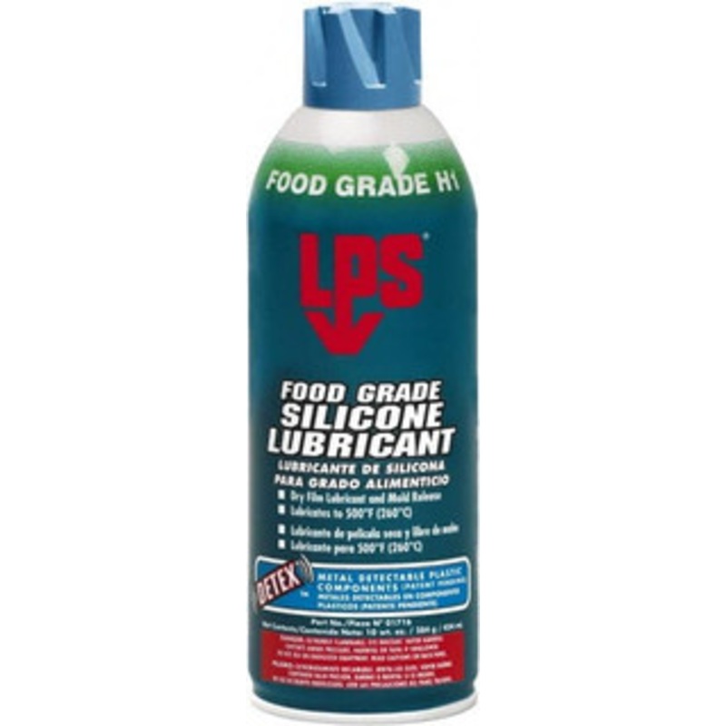 LPS Labs 16 oz Aerosol Dry Film/Silicone Penetrant/Lubricant Clear, -40F to 392F, Food Grade 01716 – 31736937
