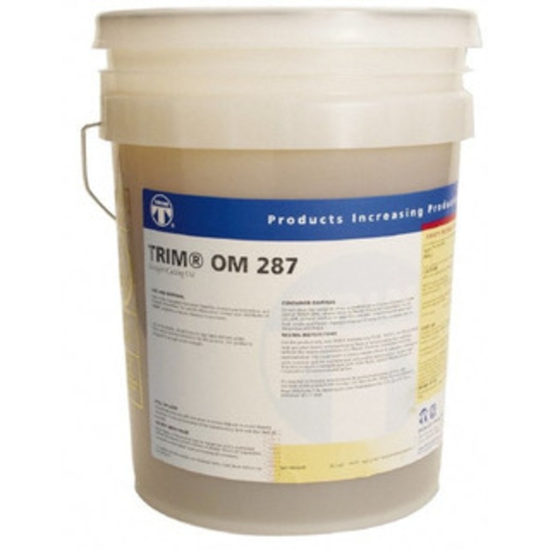 Master Fluid Solutions TRIM OM 287 5 Gal Pail Cutting Fluid Straight Oil, For Use on Ferrous Metals & Nonferrous Metals OM287/5 – 02602886