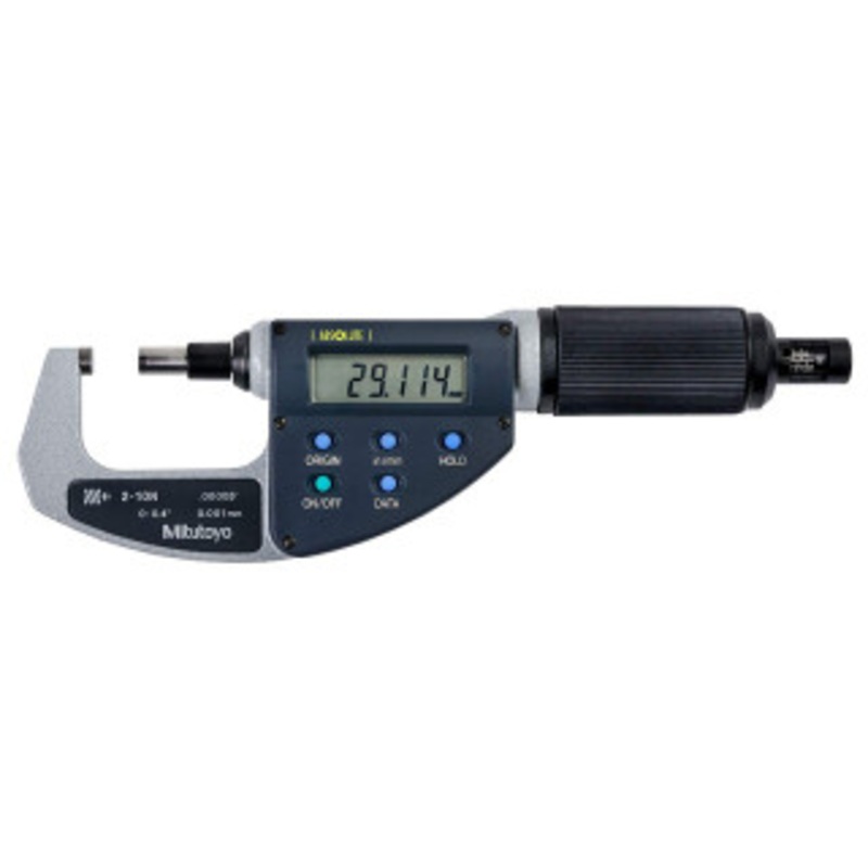 Mitutoyo ABSOLUTE Digimatic Micrometer with Adjustable Measuring Force, 0-10mm – 227-205