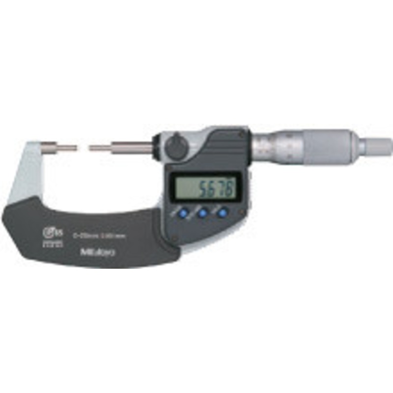 Mitutoyo Digital Spline Micrometer, Type A, 0-25mm – 331-251-30