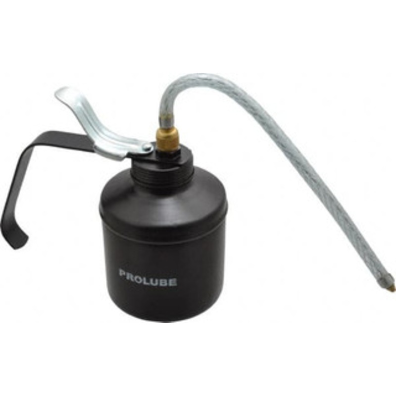 PROLUBE 500 mL Capcity, 9 Long Flexible Spout, Lever-Type Oiler Steel Pump, Steel Body, Powder Coated OC-1/F – 07273709