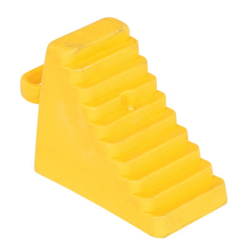 Wheel Chock, 8-1/2in x 4in x 5-7/8in, 7,000 lb Yellow