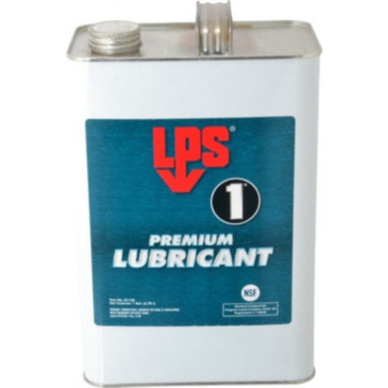 LPS Labs 1 Gal Bottle Dry Film Penetrant/Lubricant Clear Yellow, Food Grade 01128 – 00253013