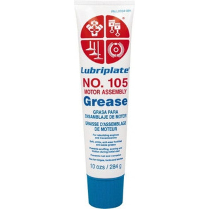 Lubriplate 10 oz Tube Zinc Oxide General Purpose Grease White, 150F Max Temp, NLGIG 0, L0034-094 – 01245455