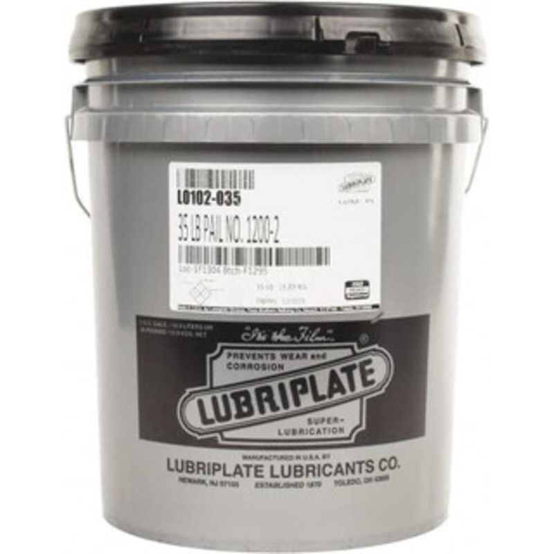 Lubriplate 35 Lb Pail Lithium Extreme Pressure Grease Beige, Extreme Pressure & High Temperature, 300F Max Temp, NLGIG 2, L0102-035 – 03860525