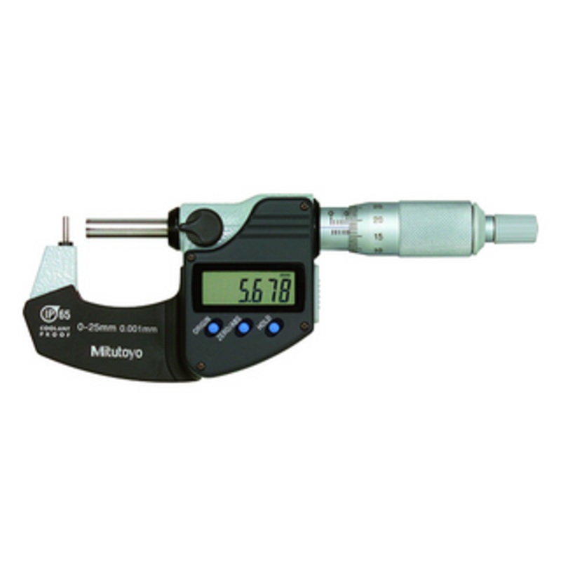 Mitutoyo Digital Tube Micrometer, 0-25mm – 395-263-30