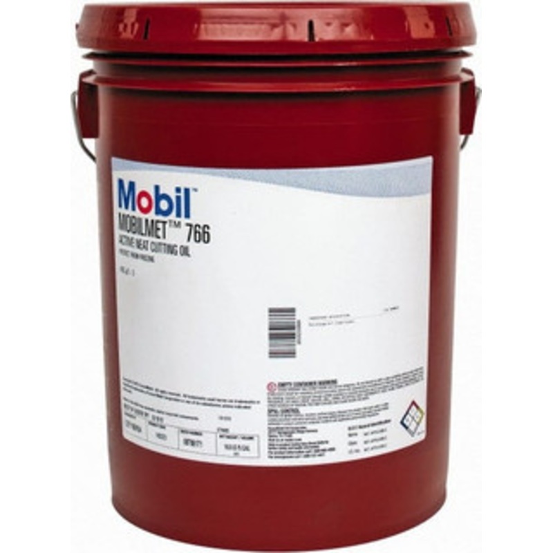 Mobil Mobilmet 766 5 Gal Pail Cutting Fluid Straight Oil, For Use on Steel 103323 – 93057503