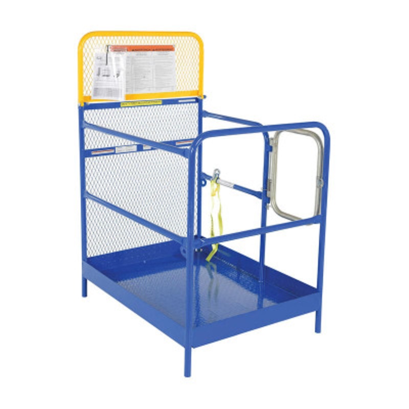 Steel Work Platform, 36in x 48in, 1,000 lb., Blue